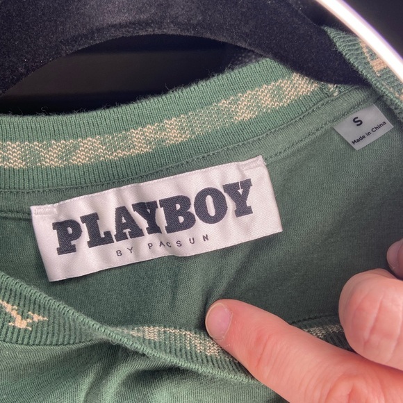 Playboy By Pacsun Logo Pocket T-shirt Men Small
Green Short Sleeve - Picture 3 of 5